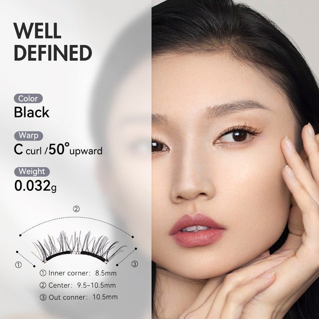 Wosado-Silky-Black-Magnetic-Eyelashes-Well-Defined-Black