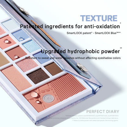 Perfect Diary Denim Eyes and Cheek Palette