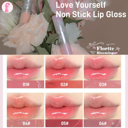 Flortte Love Yourself Non Stick Lip Gloss