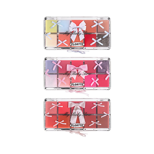 Flortte Princess 10 Color Lip Tint Palette