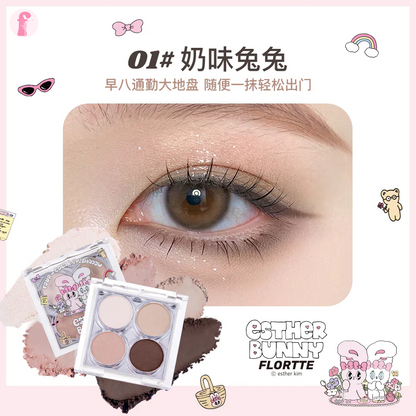 Flortte x Bunny 4 Color Eyeshadow