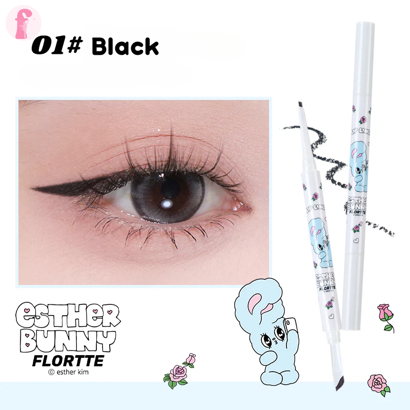 Flortte x Bunny Double Effect Gel Eyeliner