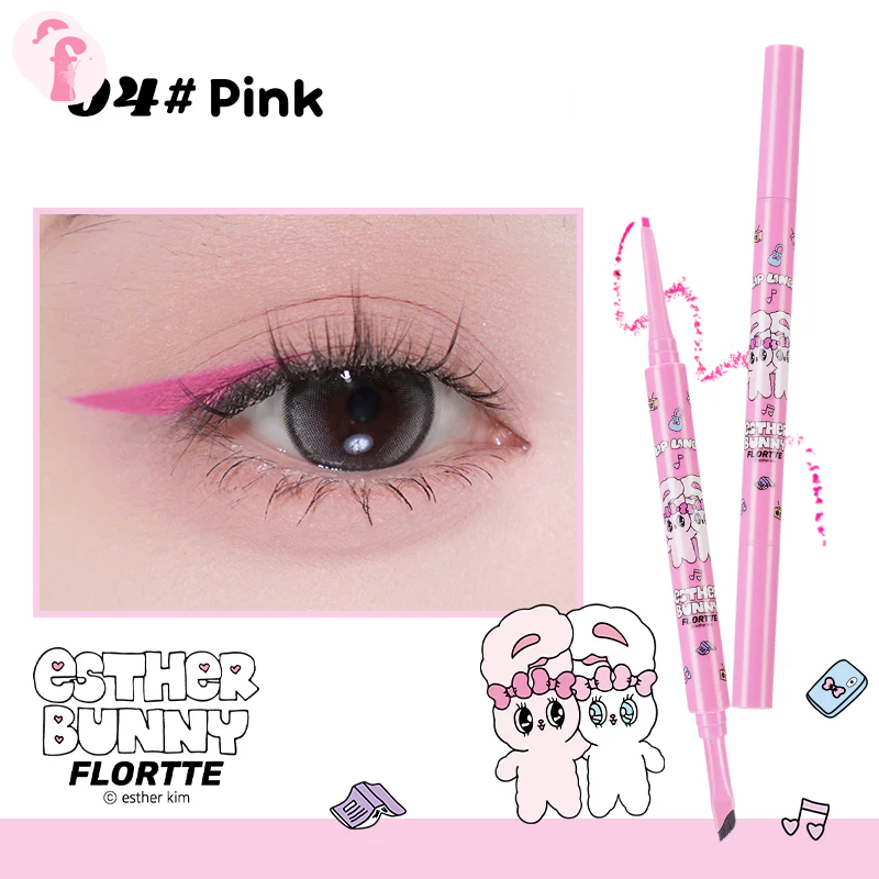 Flortte x Bunny Double Effect Gel Eyeliner