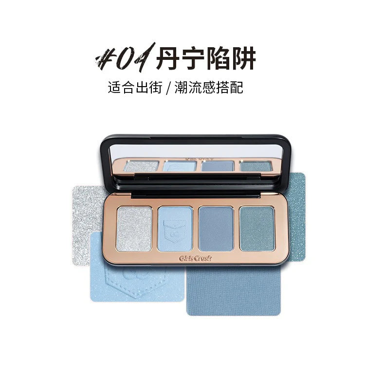 Girlscrush 4 Colors Eyeshadow Palette