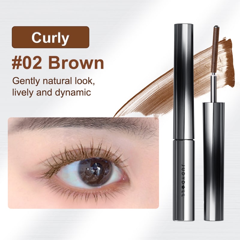 Judydoll-3D-Curling-Eyelash-Iron-Mascara-Curly-02-Brown