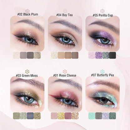 QianYan-Diamond-Quad-Eyeshadow-Palette-Shades