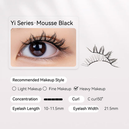 Wosado-Soft-Magnetic-Eyelashes-Yi-Series-Mousse-Black
