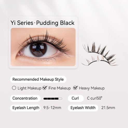 Wosado-Soft-Magnetic-Eyelashes-Yi-Series-Pudding-Black